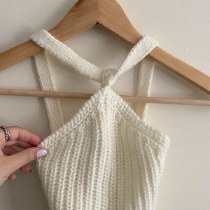 Knitted Halter Top